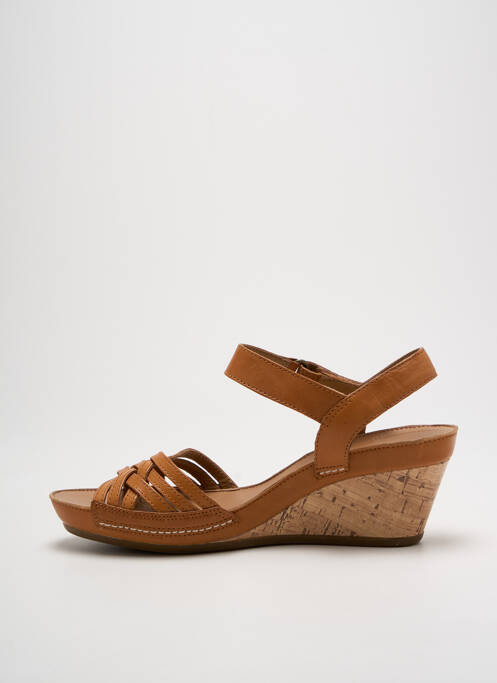 Sandale/Pantofi decupați maro CLARKS femeie