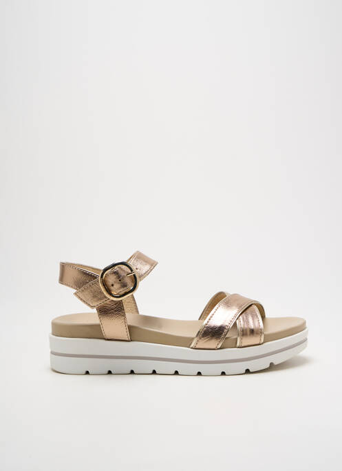 Sandale/Pantofi decupați auriu NERO GIARDINI femeie