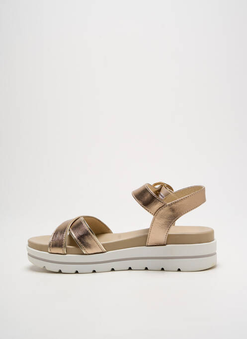 Sandale/Pantofi decupați auriu NERO GIARDINI femeie