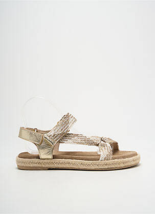 Sandale/Pantofi decupați auriu REQINS femeie