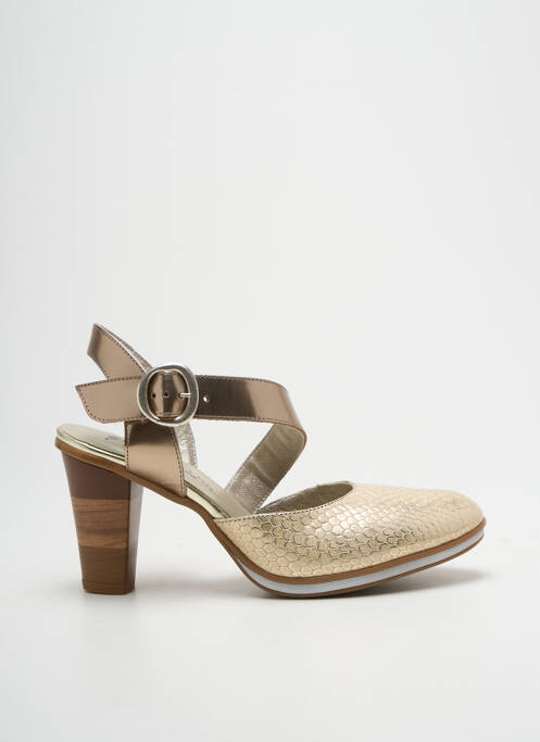 Sandale/Pantofi decupați auriu J.METAYER femeie