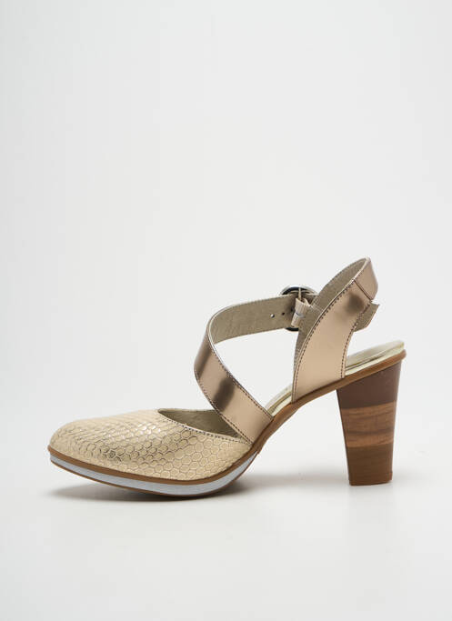Sandale/Pantofi decupați auriu J.METAYER femeie