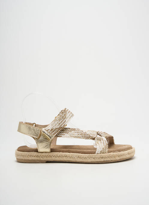 Sandale/Pantofi decupați auriu REQINS femeie