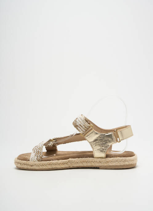 Sandale/Pantofi decupați auriu REQINS femeie