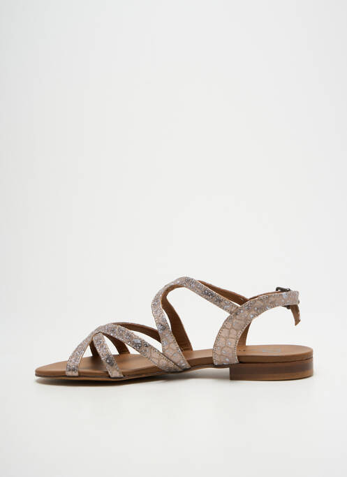 Sandale/Pantofi decupați maro QOO TUM femeie