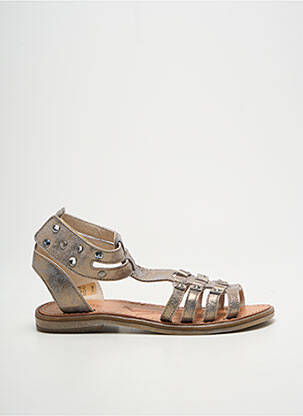 Sandale/Pantofi decupați auriu RAMDAM fată