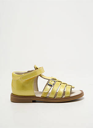 Sandale/Pantofi decupați galben GBB fată