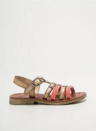 Sandale/pantofi decupați țesătură țesătură cu sclipici chiquet roz GBB fille