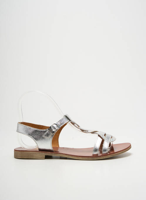 Sandale/Pantofi decupați argintiu GBB femeie