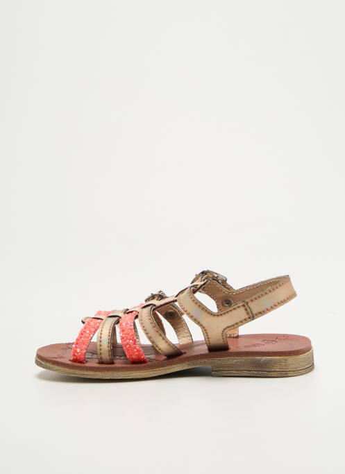 Sandale/Pantofi decupați roz GBB fată