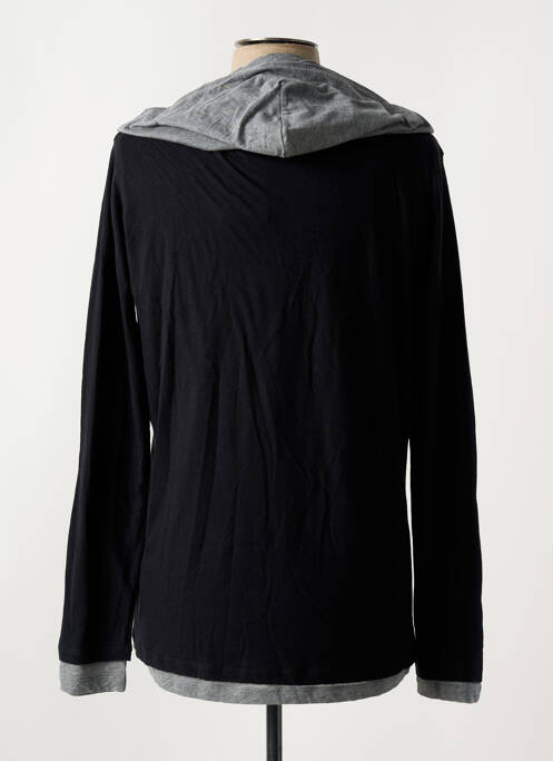 Tricou negru MAJESTIC FILATURES bărbat