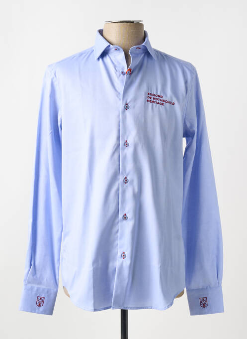 Cămașă cu mâneci lungi albastru MAISON WOOLIES bărbat