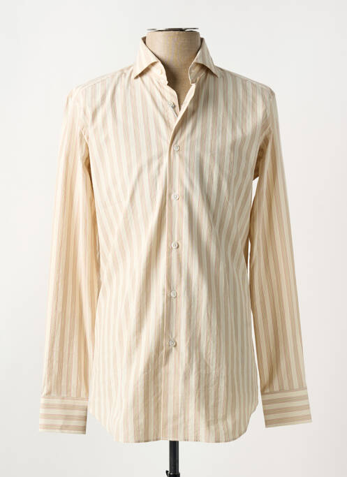 Cămașă cu mâneci lungi bej BAGUTTA bărbat