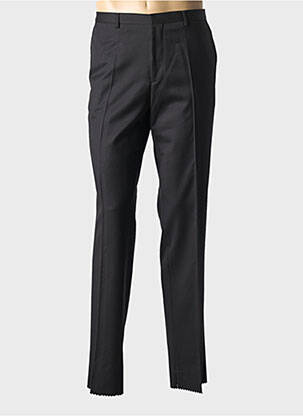 Pantalon drept țesătură poplin mărime normală negru HUGO BOSS bărbat