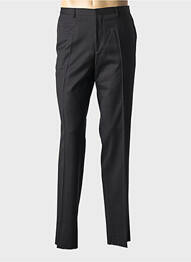 Pantalon drept țesătură poplin mărime normală negru HUGO BOSS bărbat
