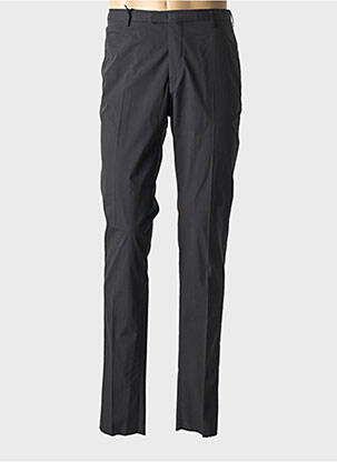 Pantalon drept țesătură poplin mărime normală gri LAB bărbat