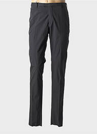 Pantalon drept țesătură poplin mărime normală gri LAB bărbat