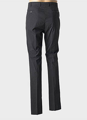 Pantalon drept țesătură poplin mărime normală gri LAB bărbat