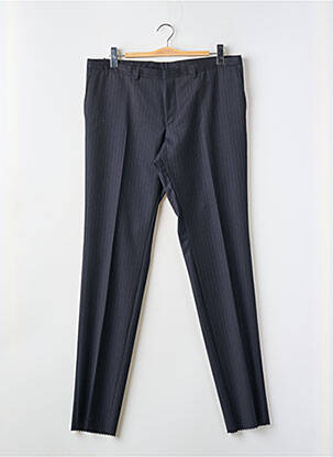 Pantalon slim țesătură poplin mărime normală albastru HUGO BOSS bărbat