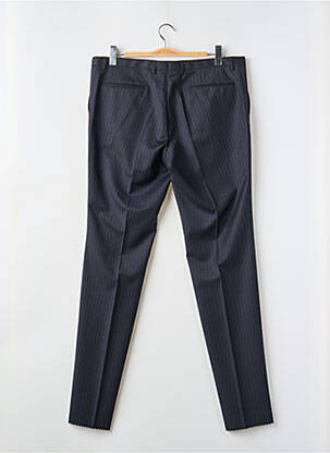 Pantalon slim țesătură poplin mărime normală albastru HUGO BOSS bărbat