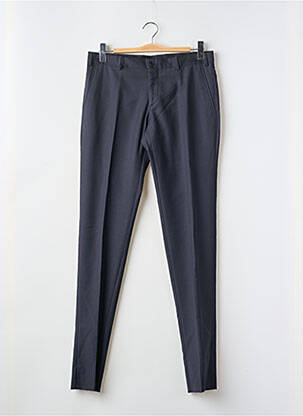 Pantalon slim țesătură poplin mărime normală negru LAB bărbat