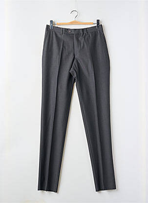 Pantalon slim țesătură poplin mărime normală gri PAL ZILERI bărbat