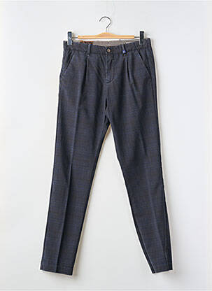 Pantalon chino țesătură poplin mărime normală albastru MYTHS bărbat