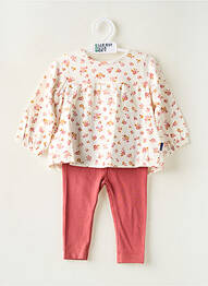 Set pantaloni tip de top cămașă / bluză portocaliu ELLE EST OU LA MER fille