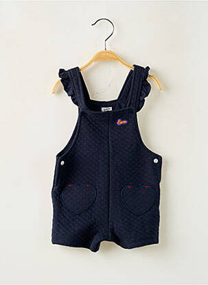 Salopetă scurtă albastru ELLE EST OU LA MER fată