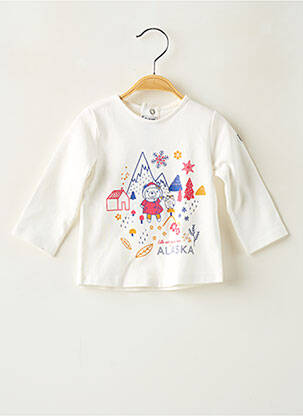 Tricou bej ELLE EST OU LA MER fată