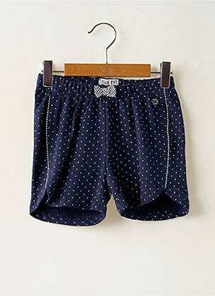 Șort albastru ELLE EST OU LA MER fată