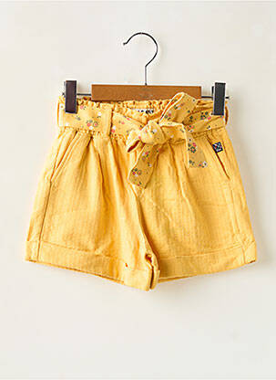 Șort galben ELLE EST OU LA MER fată