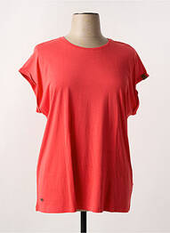 Tricou croială dreaptă mâneci scurte roșu RAGWEAR femme