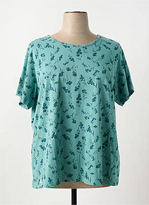 Tricou croială dreaptă mâneci scurte verde RAGWEAR femeie