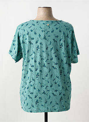 Tricou croială dreaptă mâneci scurte verde RAGWEAR femeie