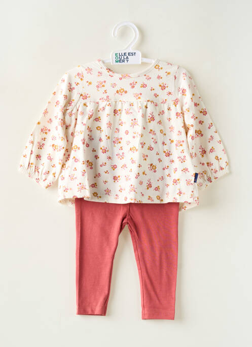 Set pantaloni portocaliu ELLE EST OU LA MER fată