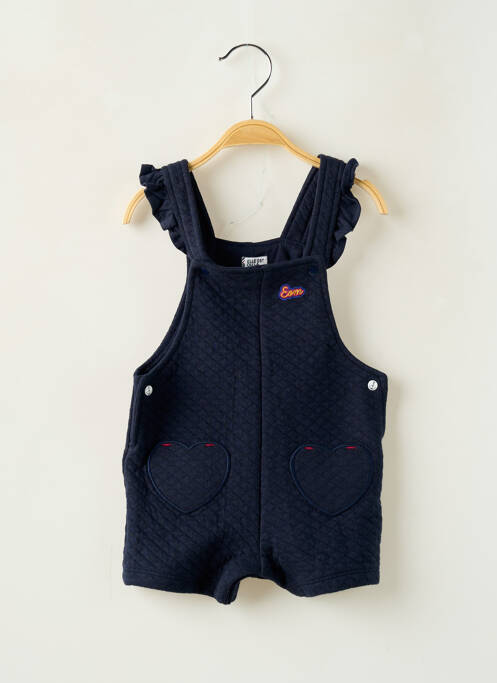 Salopetă scurtă albastru ELLE EST OU LA MER fată