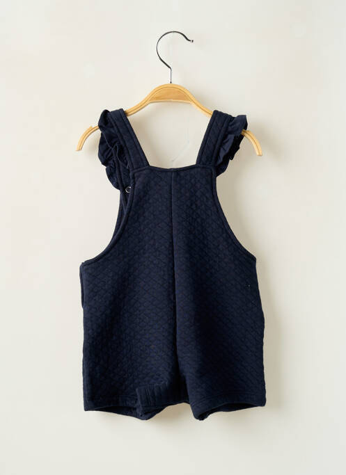 Salopetă scurtă albastru ELLE EST OU LA MER fată