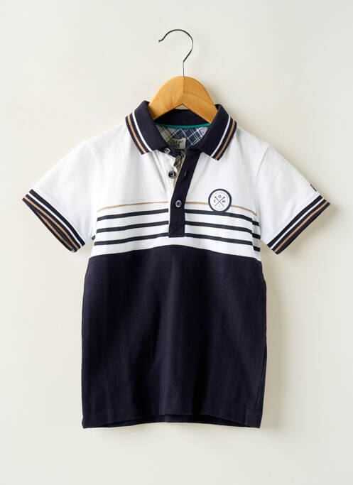 Polo albastru ELLE EST OU LA MER băiat