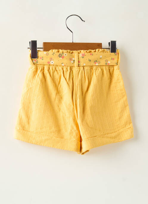 Șort galben ELLE EST OU LA MER fată