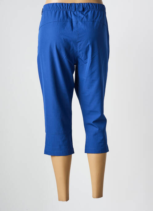 Pantalon trei sferturi talie elastică mărime normală albastru LAFUMA femme