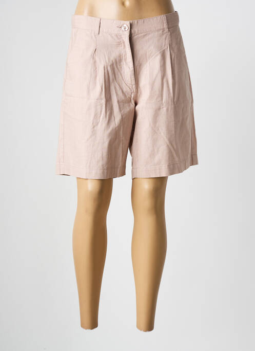Bermudă roz deschis ELLE EST OU LA MER femeie