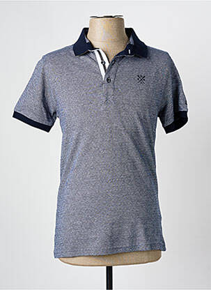 Polo albastru ELLE EST OU LA MER bărbat