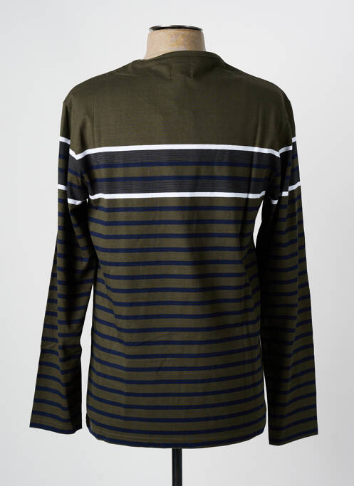 Tricou verde ELLE EST OU LA MER bărbat