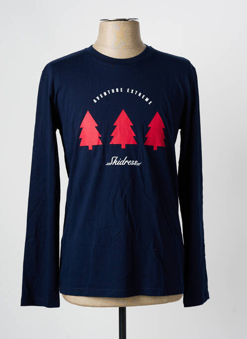 Tricou albastru SKIDRESS bărbat