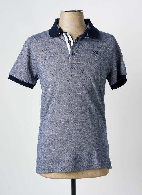 Polo albastru ELLE EST OU LA MER bărbat