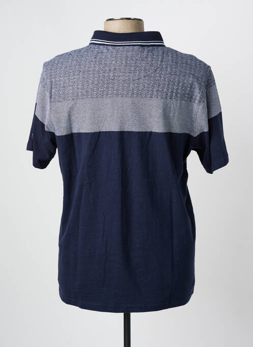 Polo albastru ELLE EST OU LA MER bărbat