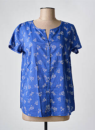 Top albastru ELLE EST OU LA MER femeie