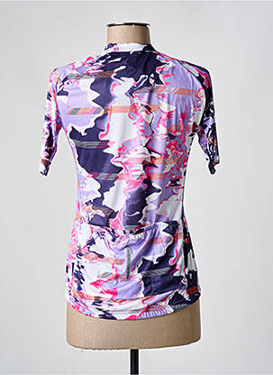 Tricou imprimeu fantezie mâneci scurte violet RUKKA femeie