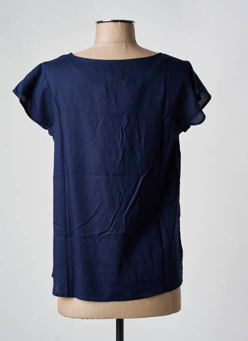 Top albastru ELLE EST OU LA MER femeie